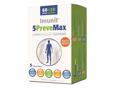 Imunit 5PreveMax nukleotidy + betaglukan 60+20 tablet Imunit 5PreveMax nukleotidy + betaglukan 60+20 tablet