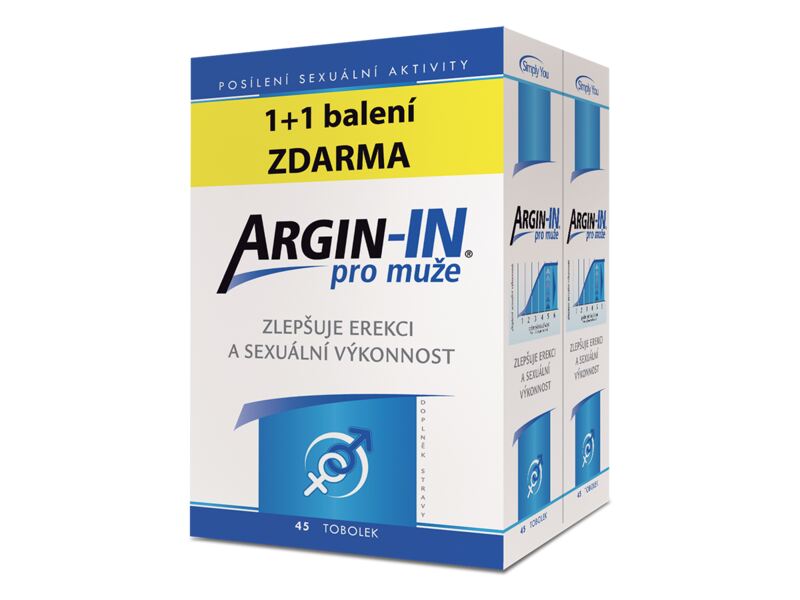 Argin-IN pro muže 2x45 tobolek 1+1 zdarma