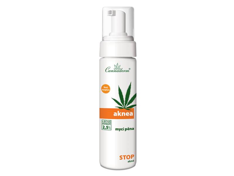Cannaderm Aknea mycí pěna 180 ml