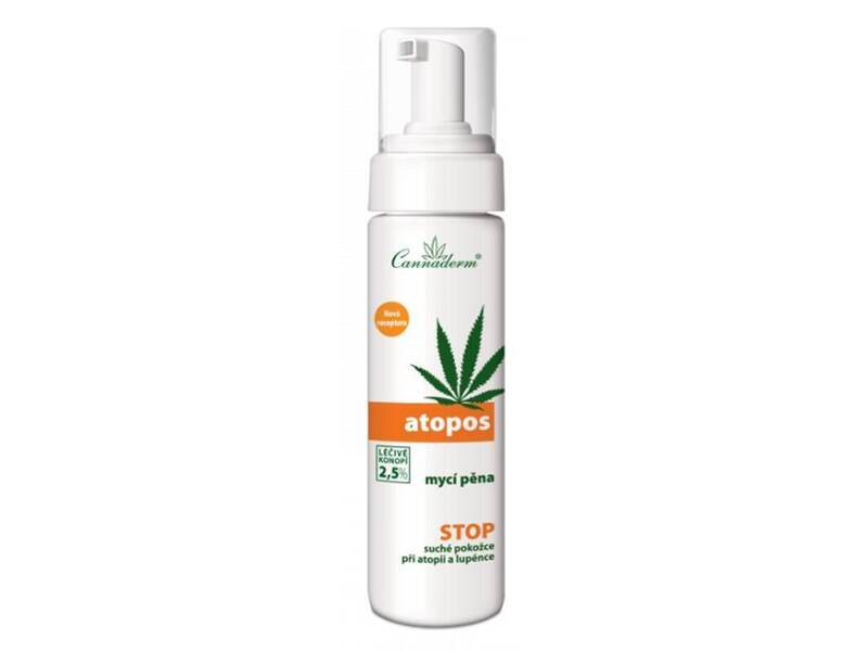 Cannaderm Atopos mycí pěna 180 ml