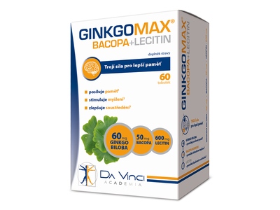 GinkgoMAX + Bacopa + Lecitin 60 tobolek