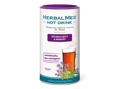 Dr. Weiss HerbalMed Hot Drink dýchací cesty a imunita 180 g