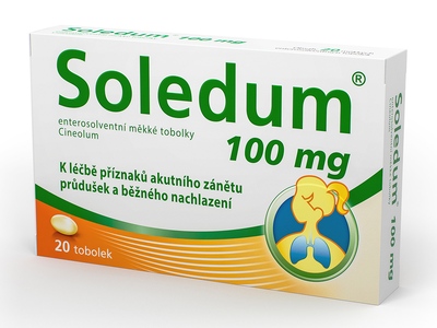 Soledum 100 mg 20 enterosolventních měkkých tobolek Soledum 100 mg 20 enterosolventních měkkých tobolek