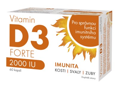 Vitamin D3 Forte 2000 IU 60 kapslí Vitamin D3 Forte 2000 IU 60 kapslí
