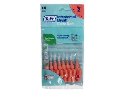 TePe ExtraSoft mezizubní kartáčky 0,5 mm červené 8 ks