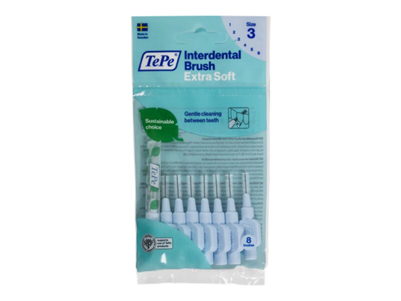 TePe ExtraSoft mezizubní kartáčky 0,6 mm modré 8 ks