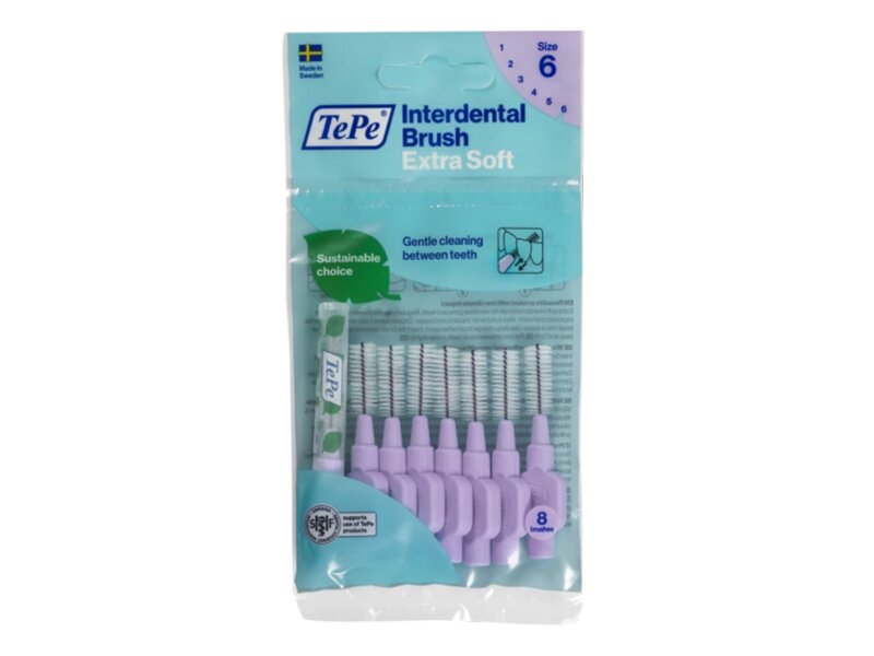 TePe ExtraSoft mezizubní kartáčky 1,1 mm fialové 8 ks