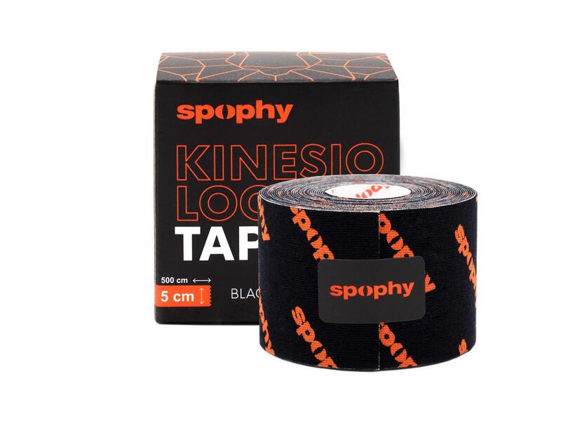 Spophy Kinesiology Tape 5 cm x 5 černý 1 ks