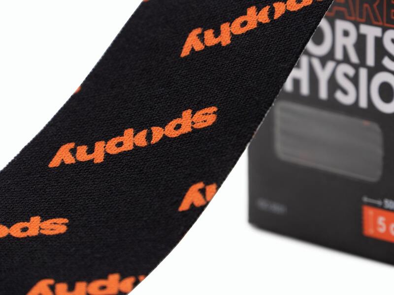 Spophy Kinesiology Tape 5 cm x 5 černý 1 ks