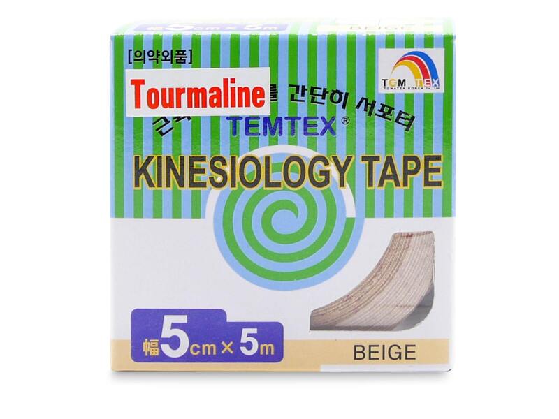 Temtex Kinesio Tape Tourmaline tejpovací páska béžová 5 cm x 5 m