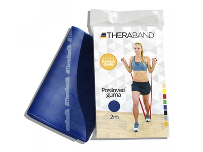 TheraBand posilovací guma 2 m modrá extra silná 1 ks TheraBand posilovací guma 2 m modrá extra silná 1 ks
