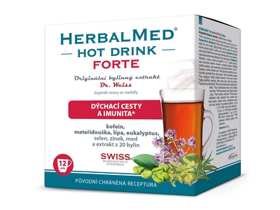 Dr. Weiss HerbalMed HotDrink Forte s kofeinem 12 sáčků Dr. Weiss HerbalMed HotDrink Forte s kofeinem 12 sáčků
