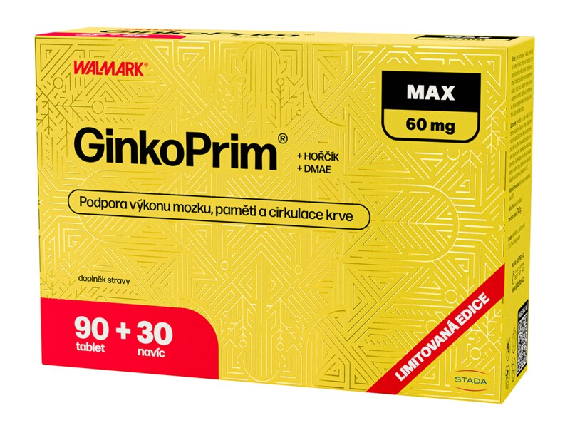 Walmark GinkoPrim Max 90+30 tablet NAVÍC 
