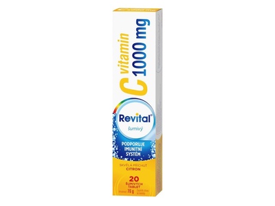 Revital C vitamin 1000 mg citron 20 šumivých tablet