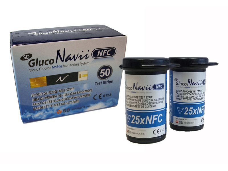 SD GlucoNavii NFC testovací proužky do glukometru 50 ks SD GlucoNavii NFC testovací proužky do glukometru 50 ks