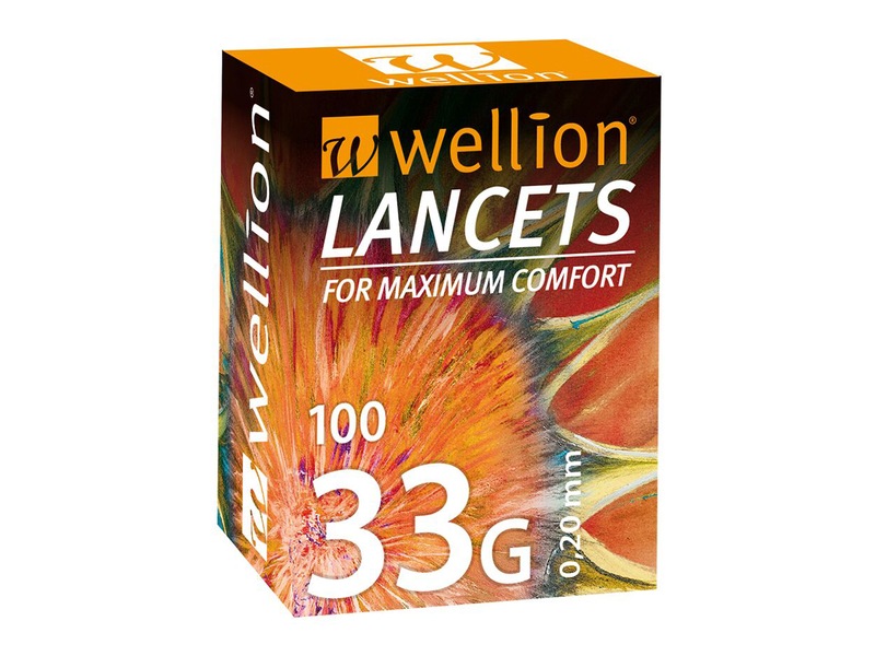 Wellion lancety 33 G 100 ks