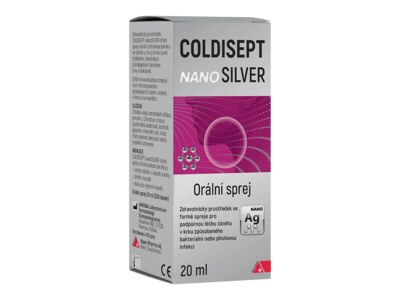 Coldisept nanoSilver orální sprej 20 ml
