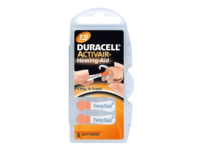 Duracell DA13 PR48 baterie do naslouchadel 6 ks