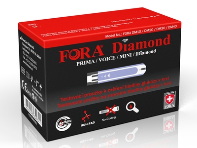 Fora Diamond testovací proužky do glukometru 50 ks 