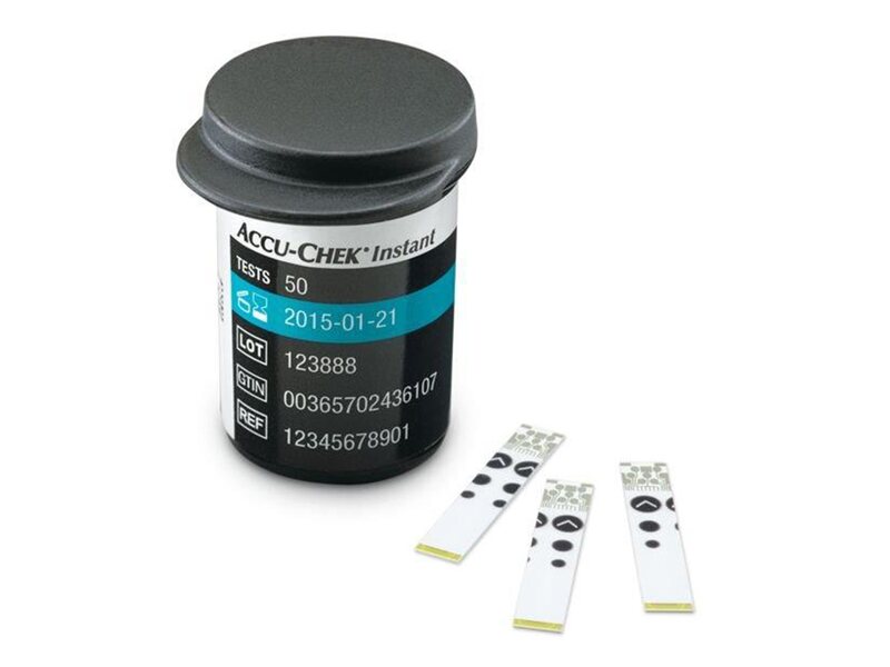 Accu-Chek Instant testovací proužky do glukometru 50 ks Accu-Chek Instant testovací proužky do glukometru 50 ks