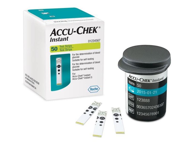 Accu-Chek Instant testovací proužky do glukometru 50 ks Accu-Chek Instant testovací proužky do glukometru 50 ks
