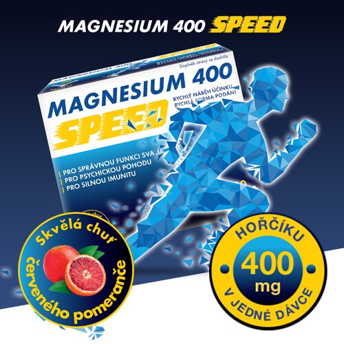 Magnesium 400 Speed 30 sáčků