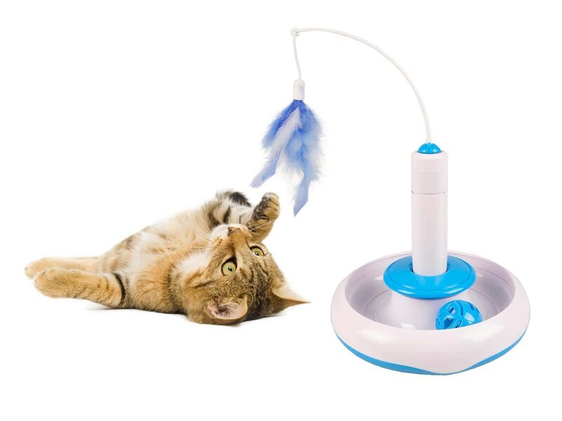 Flamingo Interaktivní hračka pro kočky 18 x 18 cm