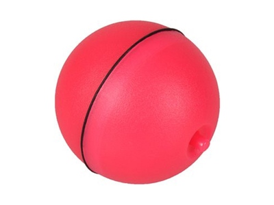 Flamingo Interaktivní hračka pro kočky míček s LED růžový průměr 6 cm