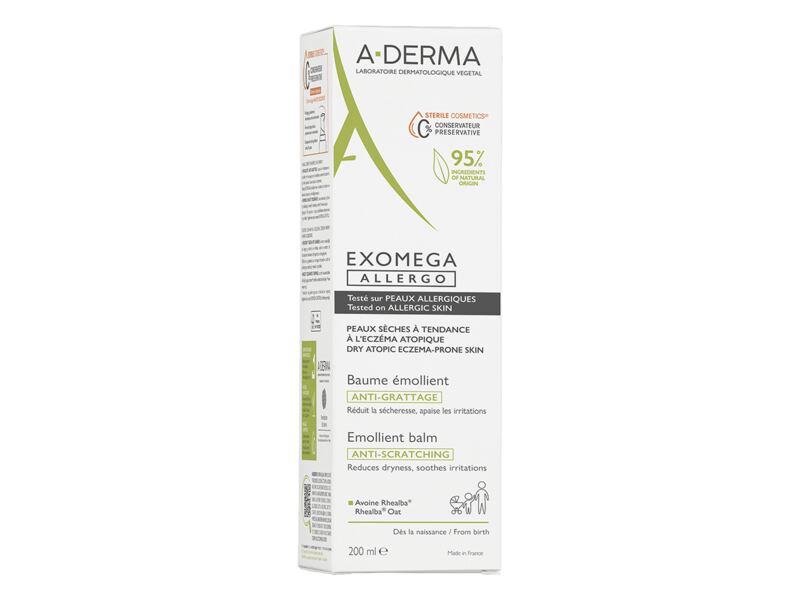 A-Derma Exomega Allergo emolienční balzám 200 ml
