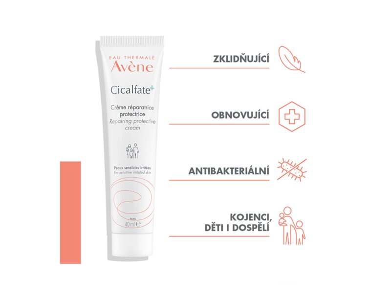 Avene Cicalfate+ Hydratační obnovující emulze 40 ml