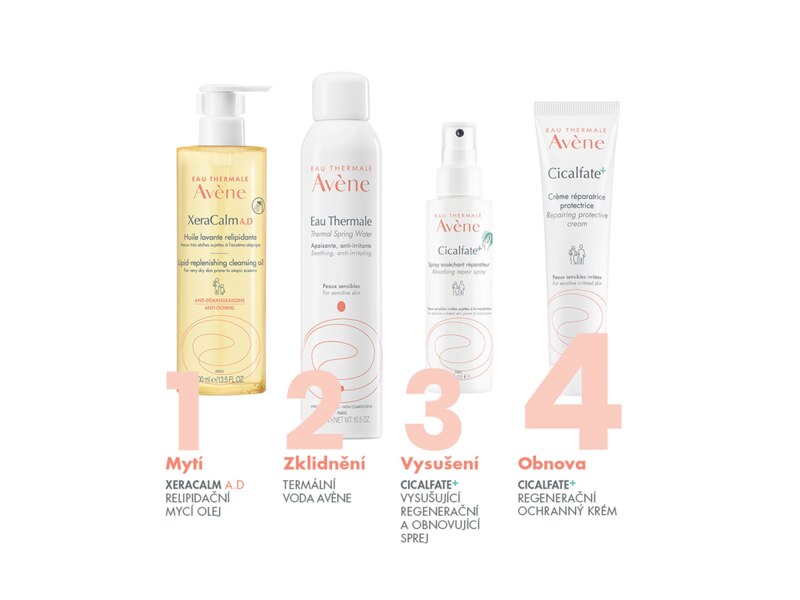 Avene Cicalfate+ Hydratační obnovující emulze 40 ml