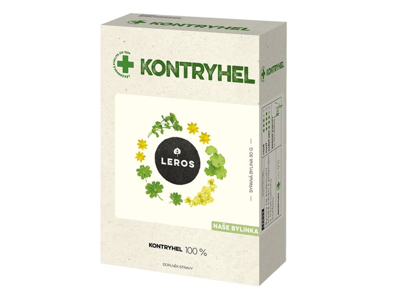 Leros Kontryhel nať sypaný čaj 50 g