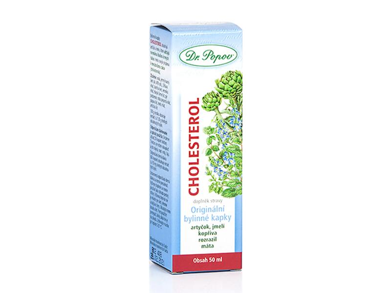 Dr. Popov Kapky bylinné Cholesterol 50 ml