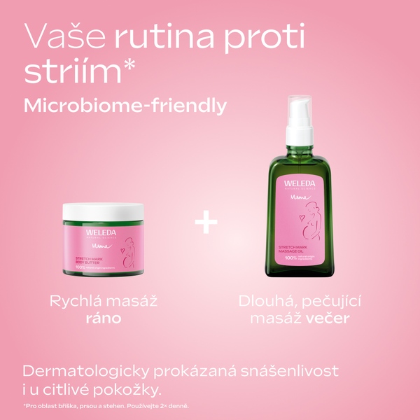 Weleda Mama Těhotenské pěstící máslo 150 ml