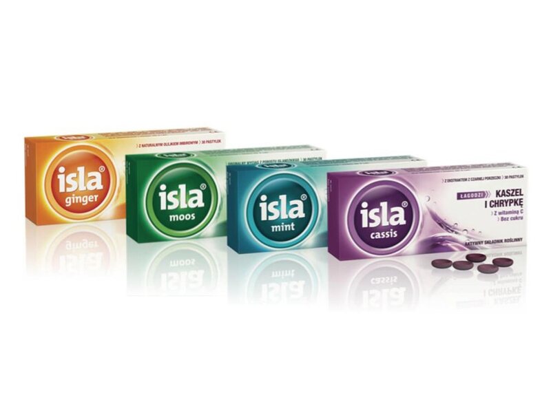 Isla Moos bylinné pastilky 30 pastilek