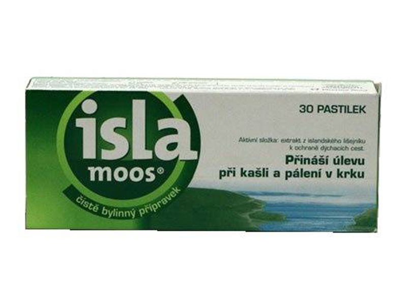 Isla Moos bylinné pastilky 30 pastilek