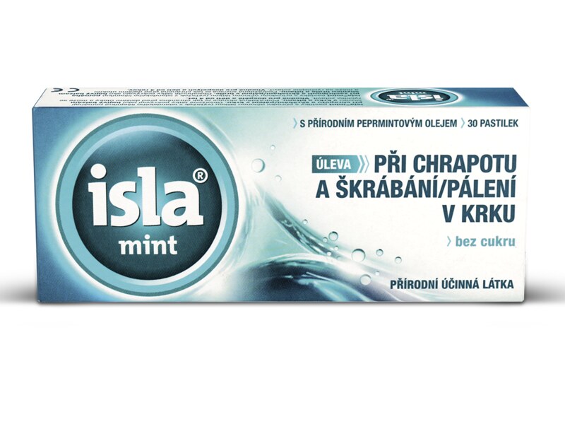 Isla Mint bylinné pastilky 30 pastilek