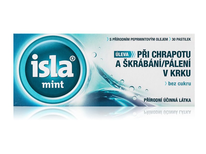 Isla Mint bylinné pastilky 30 pastilek Isla Mint bylinné pastilky 30 pastilek