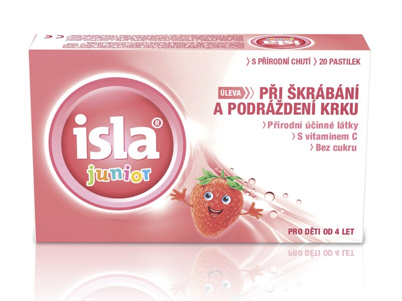 Isla Junior bylinné pastilky 20 pastilek Isla Junior bylinné pastilky 20 pastilek