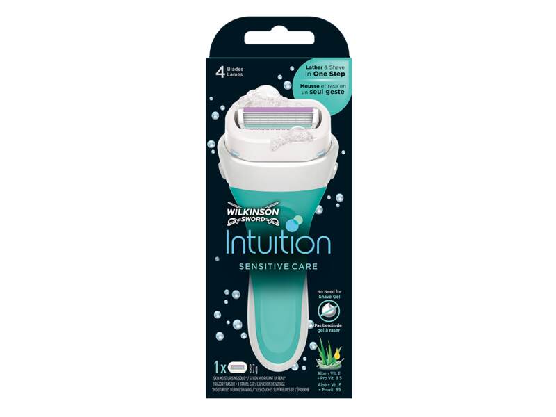 Wilkinson Intuition Naturals Sensitive dámský holicí strojek + 1 náhradní hlavice Wilkinson Intuition Naturals Sensitive dámský holicí strojek + 1 náhradní hlavice
