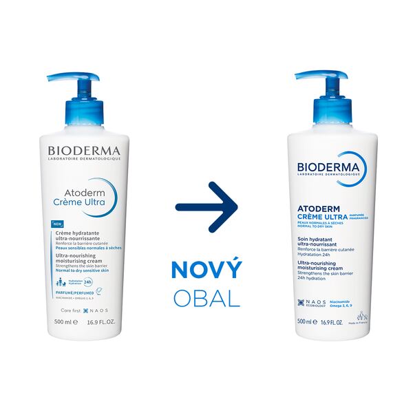 Bioderma Atoderm krém ultra parfemovaný 500 ml