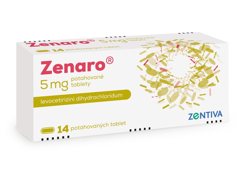 Zenaro 5 mg 14 potahovaných tablet