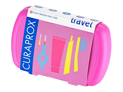 Curaprox Travel set růžový