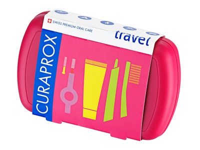 Curaprox Travel set červený