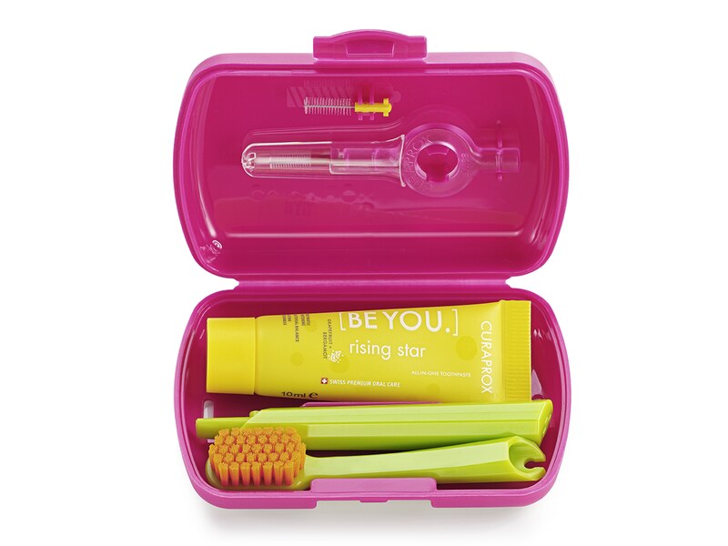 Curaprox Travel set červený