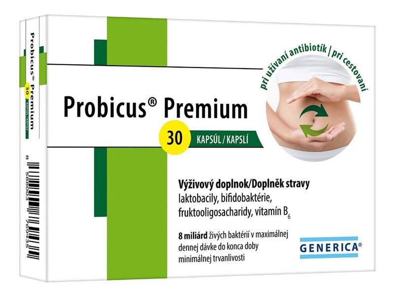 Probicus Premium Generica 30 kapslí Probicus Premium Generica 30 kapslí