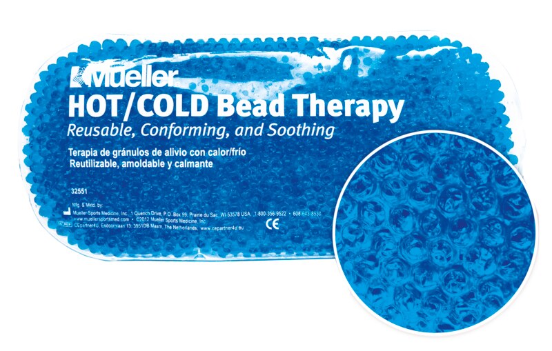 Mueller Hot/Cold polštářek s gelovými kuličkami modrý