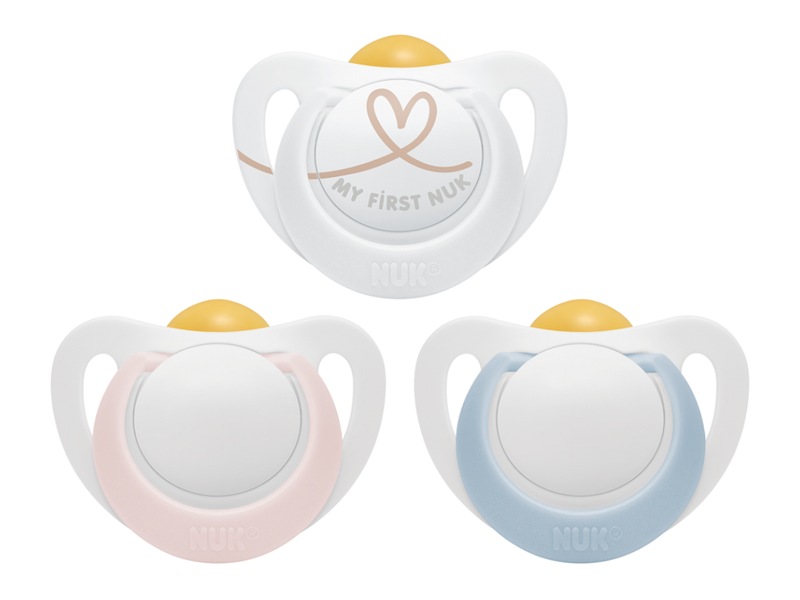NUK Star dudlík latexový 0-6m 1 ks