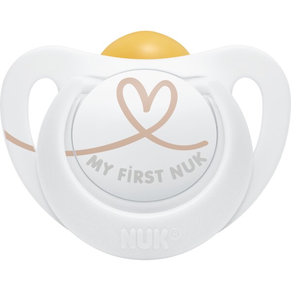 NUK Star dudlík latexový 0-6m 1 ks