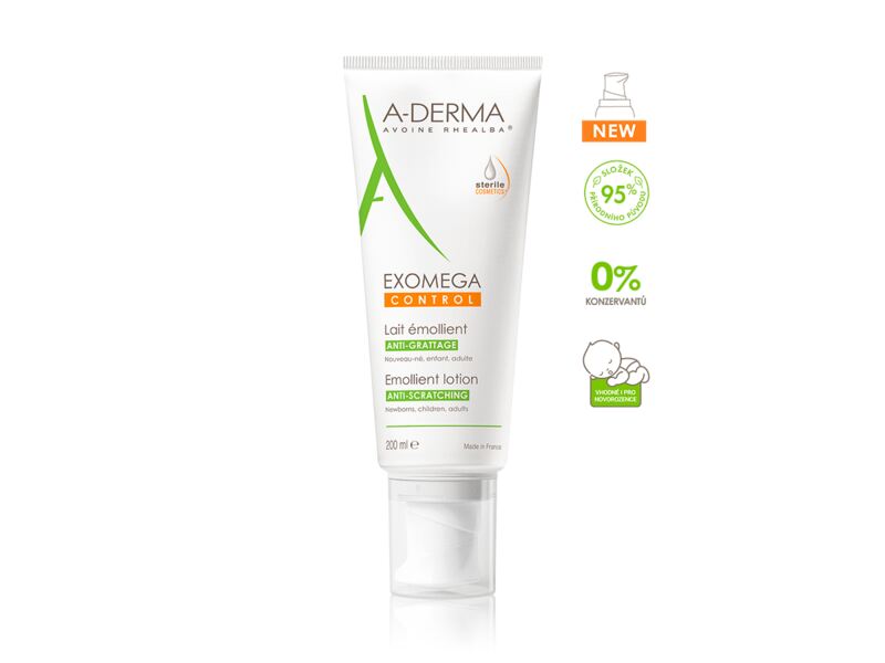A-Derma Exomega Control emolienční mléko 200 ml